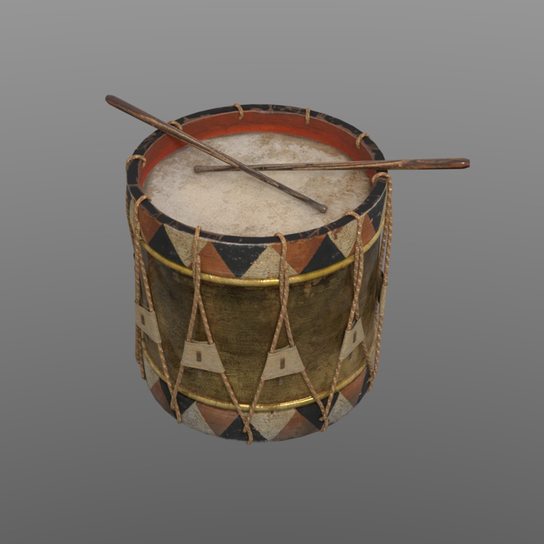 19th military drum model https://p.turbosquid.com/ts-thumb/EX/sVBnrU/ahmchtVv/drum_03/jpg/1519769707/1920x1080/fit_q87/68dec9566eb63dd6af0402592f4ac4d2faf09c0c/drum_03.jpg