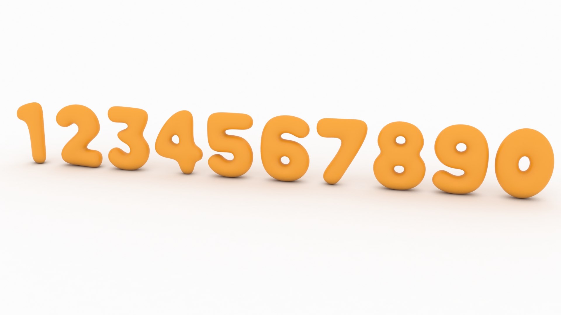 3D Alphabet Numbers Model TurboSquid 1226933