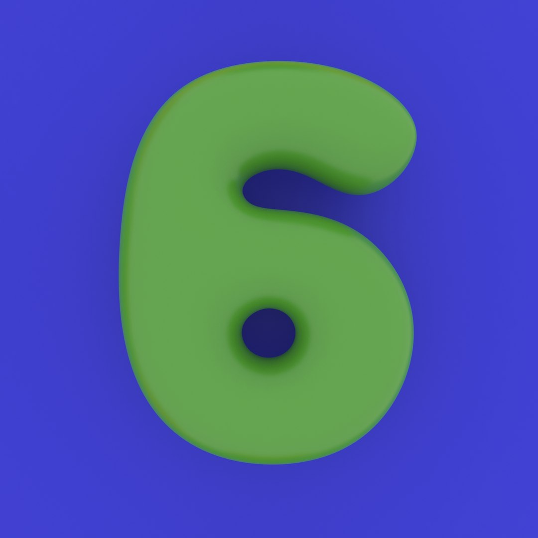 3D Alphabet Numbers Model TurboSquid 1226933