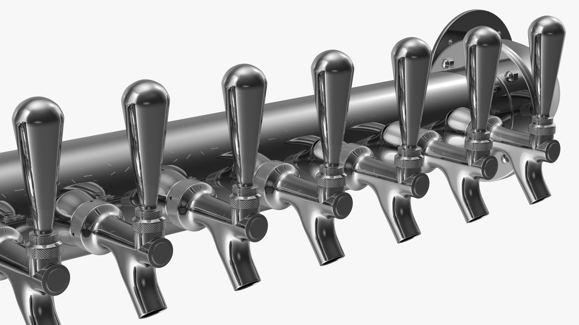 3D wall mount beer dispensers TurboSquid 1691534