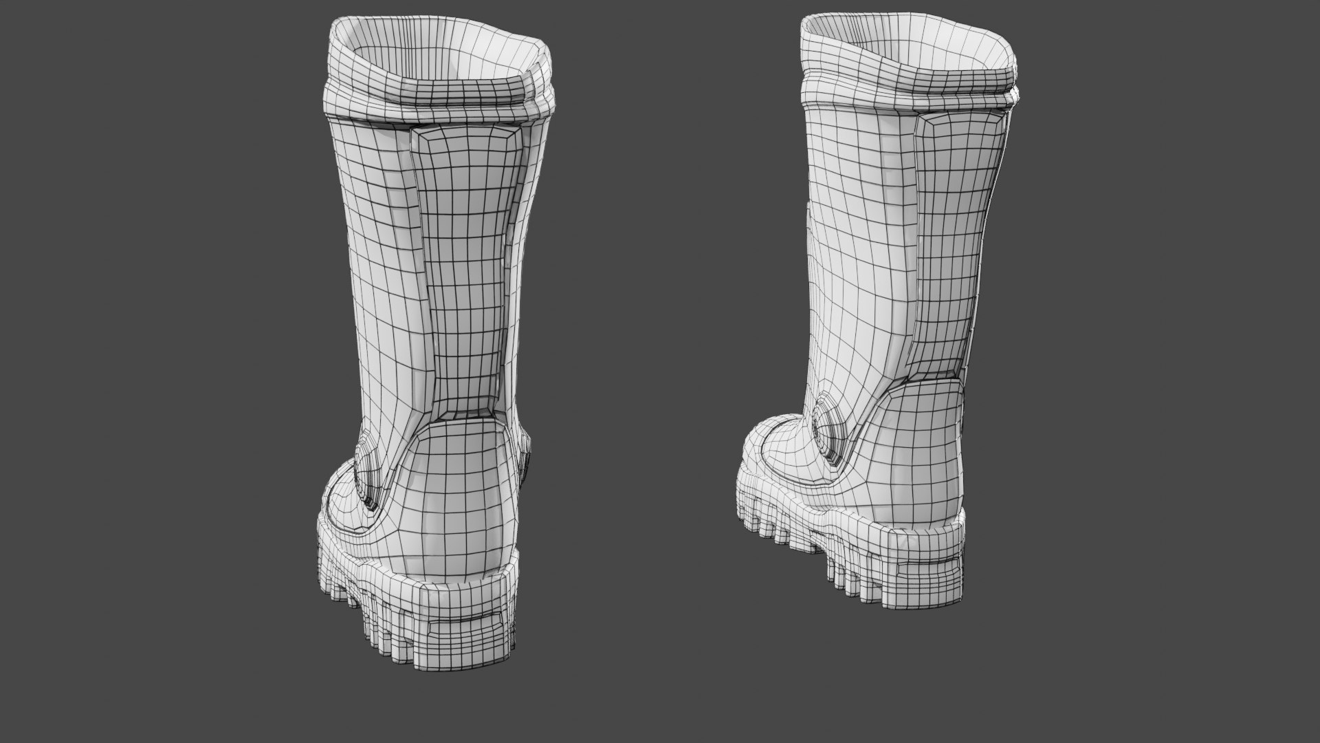 Gumboots-Worker Boots 3D Model - TurboSquid 2025686