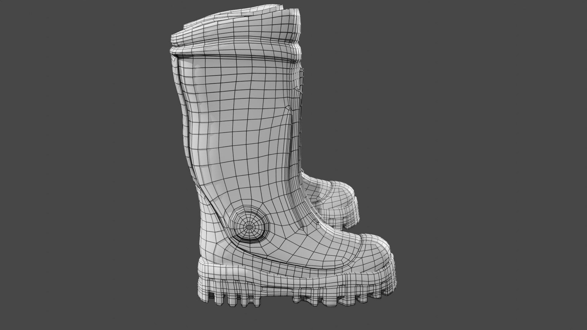Gumboots-Worker Boots 3D Model - TurboSquid 2025686