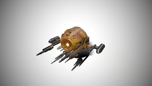 Sci-FI Military Drone - PBR