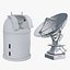 Observatory and Radio Telescope 3D Models Collection 3D model