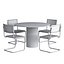 Round table 120 Thonet S32 chair