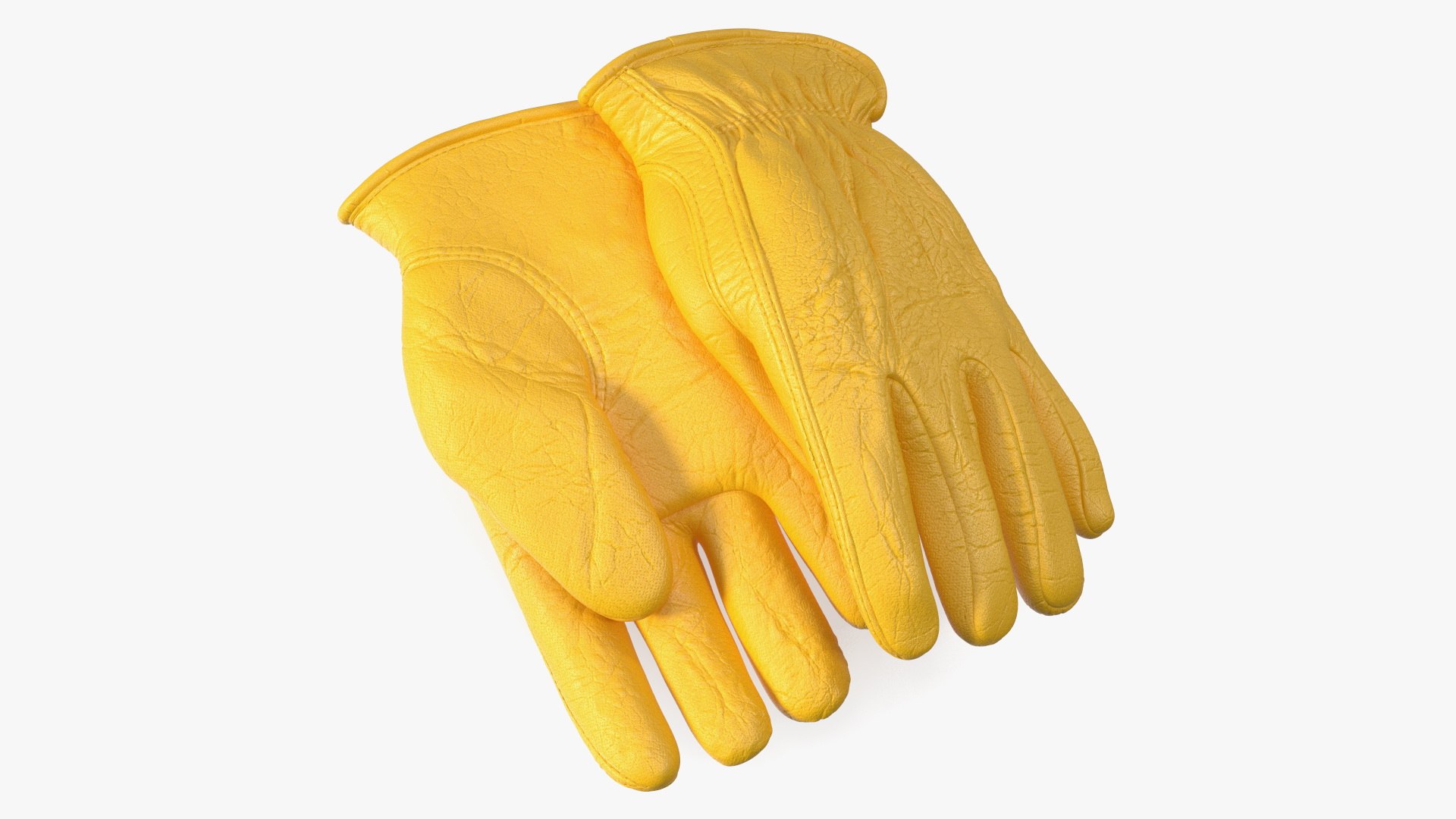 Mens Garden Soft Cowhide Gloves model TurboSquid 2143561