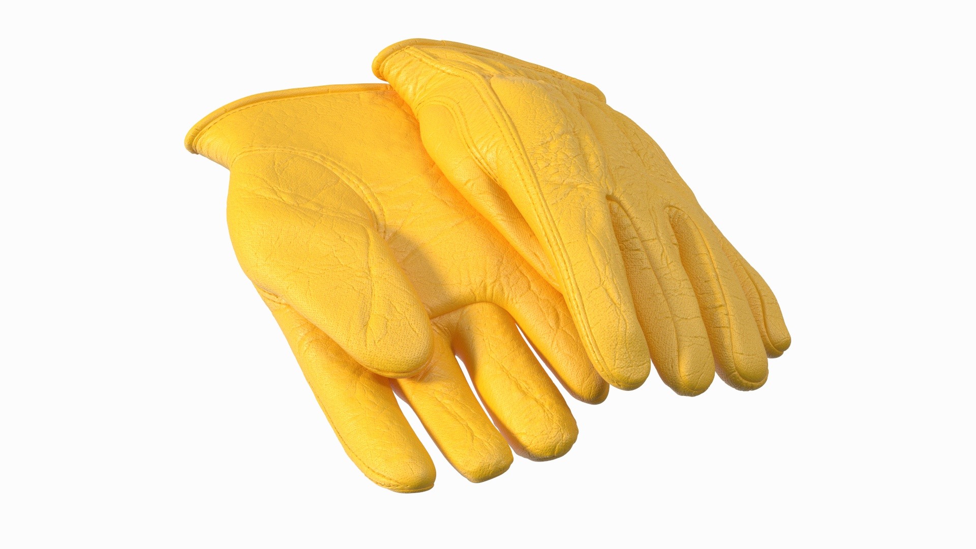 Mens Garden Soft Cowhide Gloves Model TurboSquid 2143561