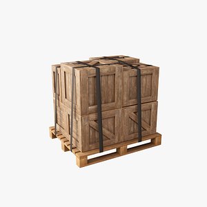 3D pallet industrial crate