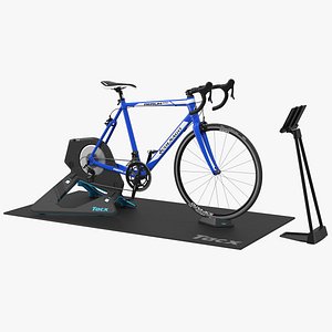 Tacx NEO 2T Smart Trainer And Bike Rigged
