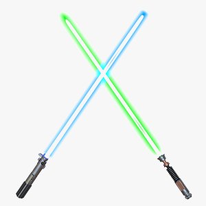 Star Wars Luke Skywalker Used Lightsabers Collection