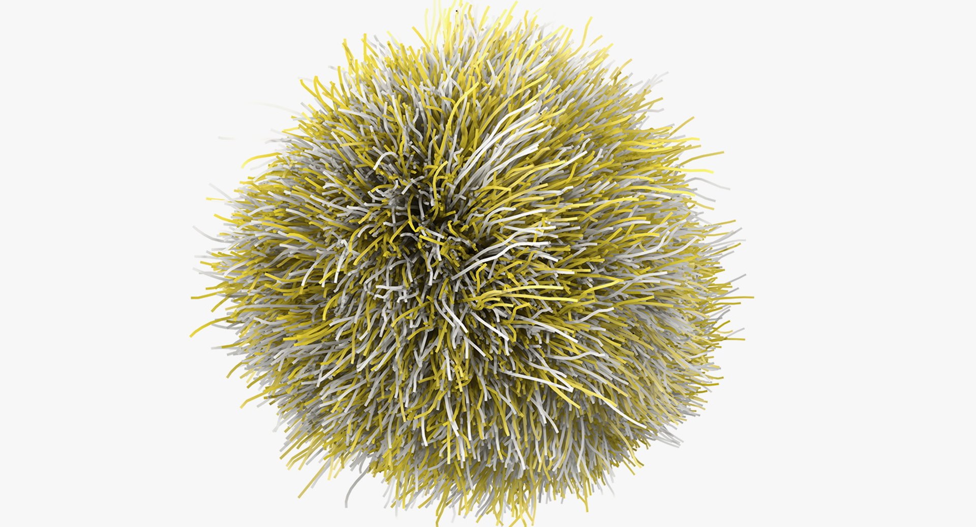 Feather duster yellow dust 3D model - TurboSquid 1421392