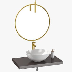 Bathroom Sink Unit 02