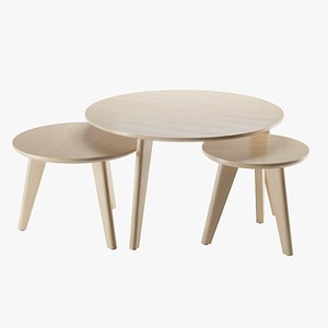 Nordic coffee table set