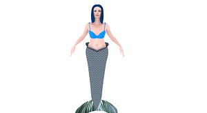 swimmig mermaid