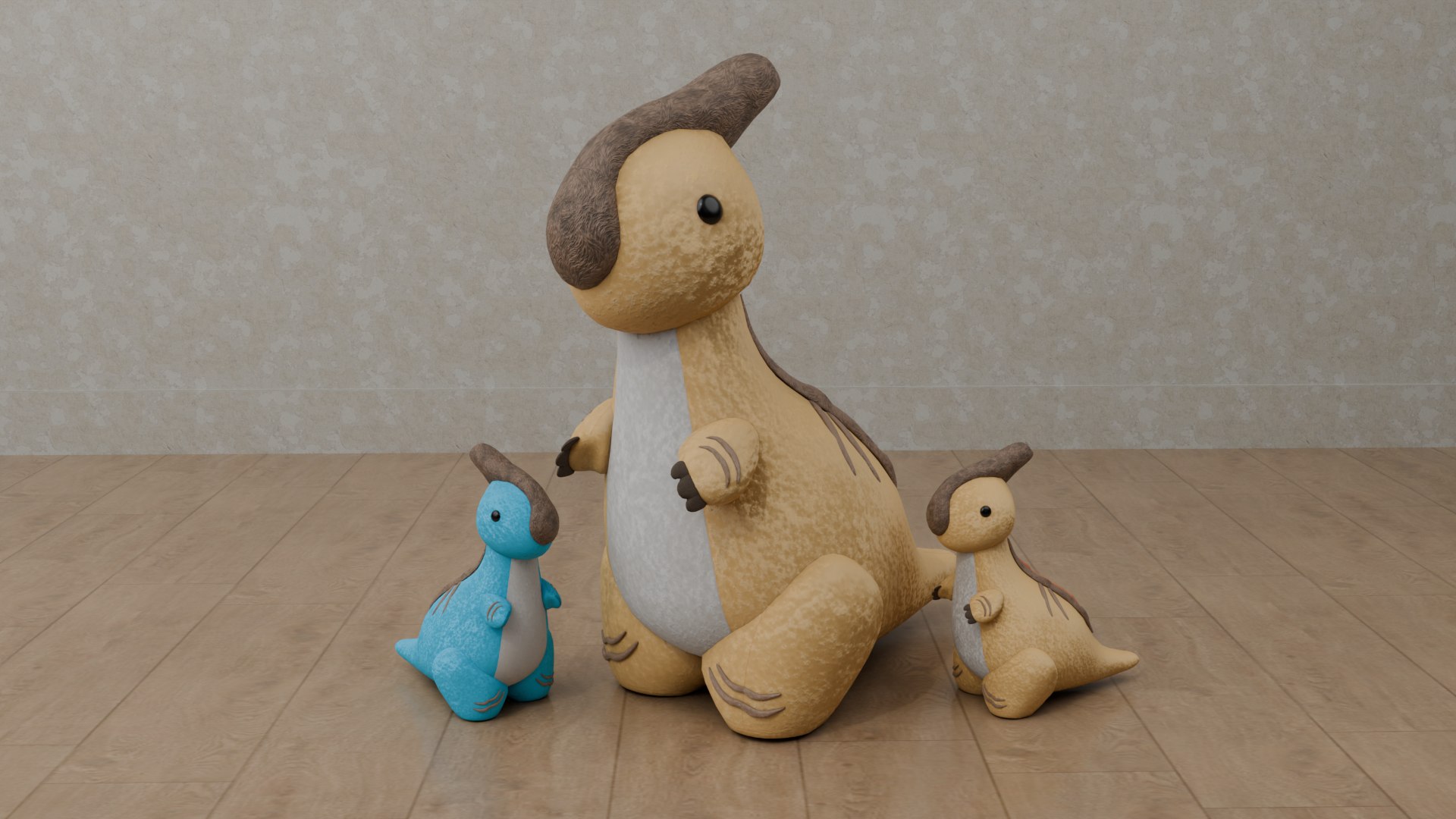 Dinosaur Plush Toy - Parasaurolophus 3D model https://p.turbosquid.com/ts-thumb/EY/LJaXRu/UU/render_11/png/1742611483/1920x1080/fit_q87/8fc9e16a93f01775856e5b27b56eeb6b83371a06/render_11.jpg