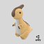 Peluche di dinosauro - Parasaurolophus