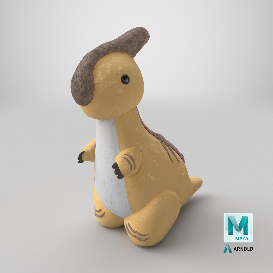 Dinosaur Plush Toy - Parasaurolophus 3D model https://p.turbosquid.com/ts-thumb/EY/LJaXRu/c1/stemcell_maya_arnold_render/png/1745498255/1920x1080/fit_q87/5c43ab0b484c887d866759d0756d426d8d1484d5/stemcell_maya_arnold_render.jpg