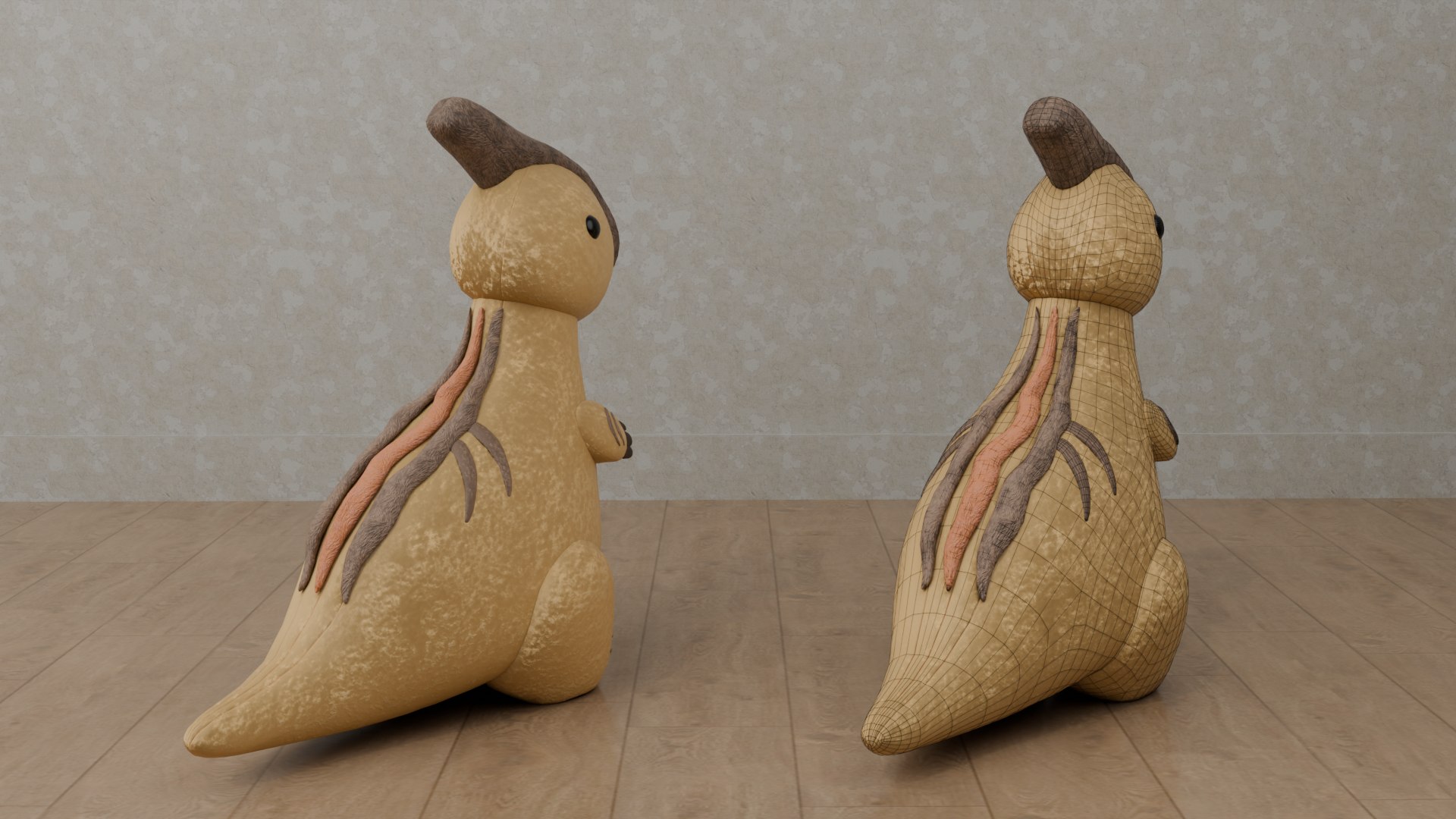 Dinosaur Plush Toy - Parasaurolophus 3D model https://p.turbosquid.com/ts-thumb/EY/LJaXRu/cK/render_7/png/1742611488/1920x1080/fit_q87/2c002b3730467254d1832537526af50b8fdcaea3/render_7.jpg