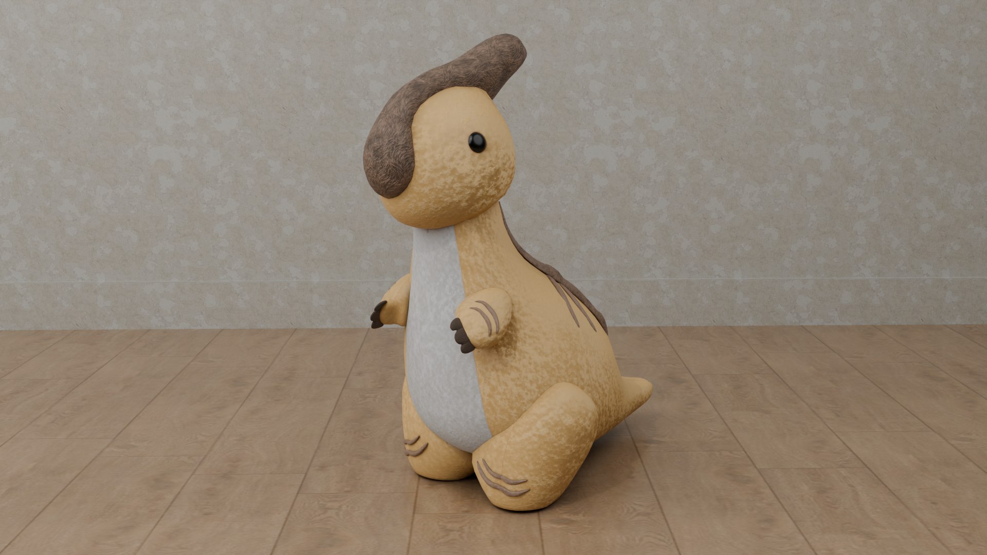 Dinosaur Plush Toy - Parasaurolophus 3D model https://p.turbosquid.com/ts-thumb/EY/LJaXRu/qk/render_1/png/1742611485/1920x1080/fit_q87/c589f1a313c690a4a6d11a599f3d79d7fed03aad/render_1.jpg