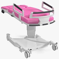 Childbirth Bed AVE 2 Pink Rigged