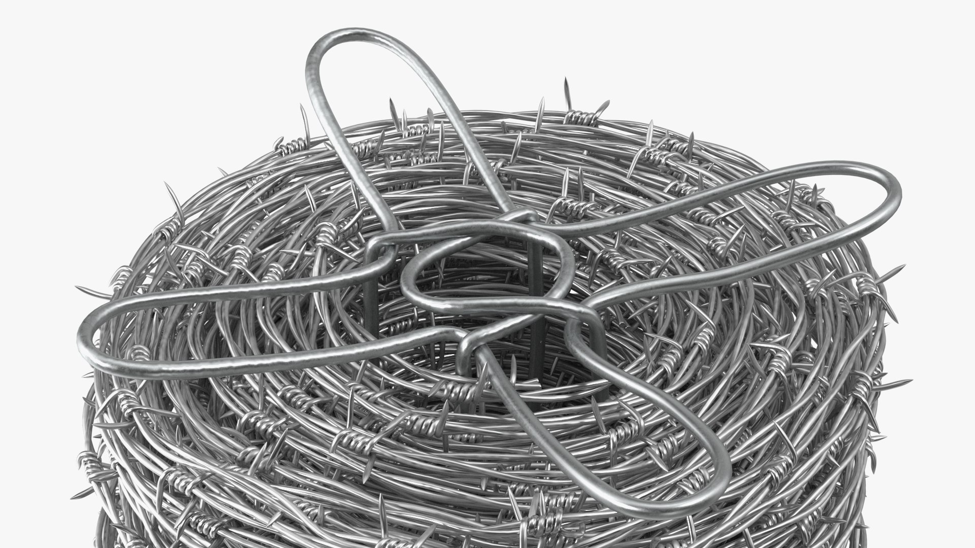 3D Barbed Wire Roll Model - TurboSquid 2194764