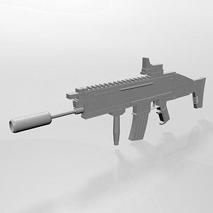 3D FN SCAR-H Rifle 01