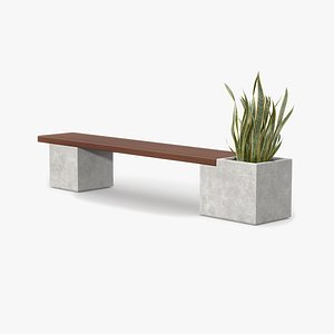 Tao Bench Planter