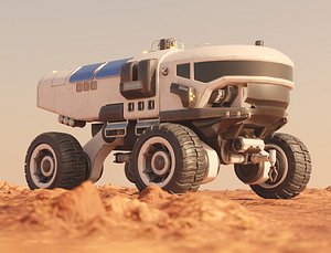 Mars cargo rover concept 3D