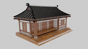 Korean Traditional House Hanok 3D model