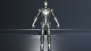 Ironman MKII low-poly 3D