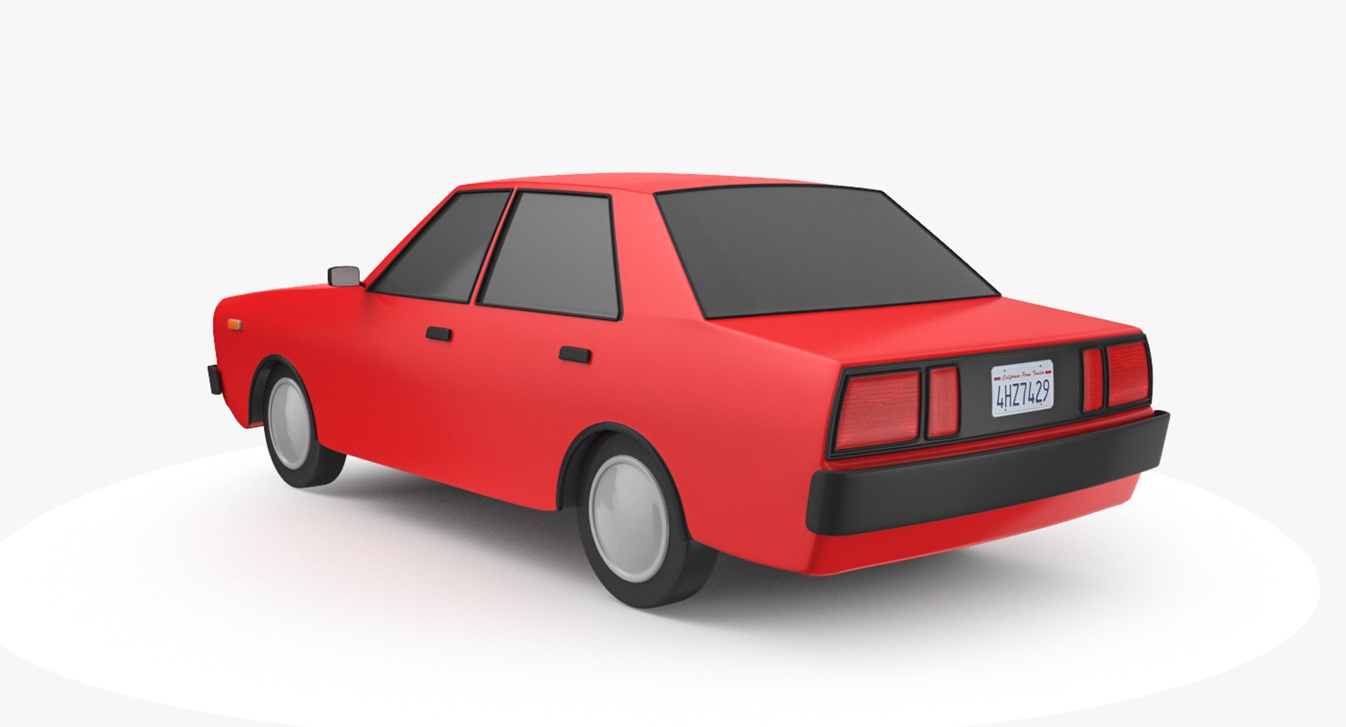 3D cartoon car 2 model https://p.turbosquid.com/ts-thumb/EY/adGSbn/GniGs8jU/redcar4/jpg/1527543054/1920x1080/fit_q87/675cc8b98b556c6100802e7c85508650ad6b93e0/redcar4.jpg