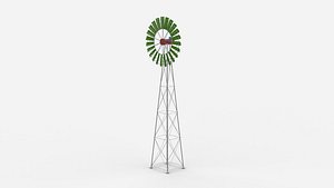 3D Aeromotor Windmill 3D model