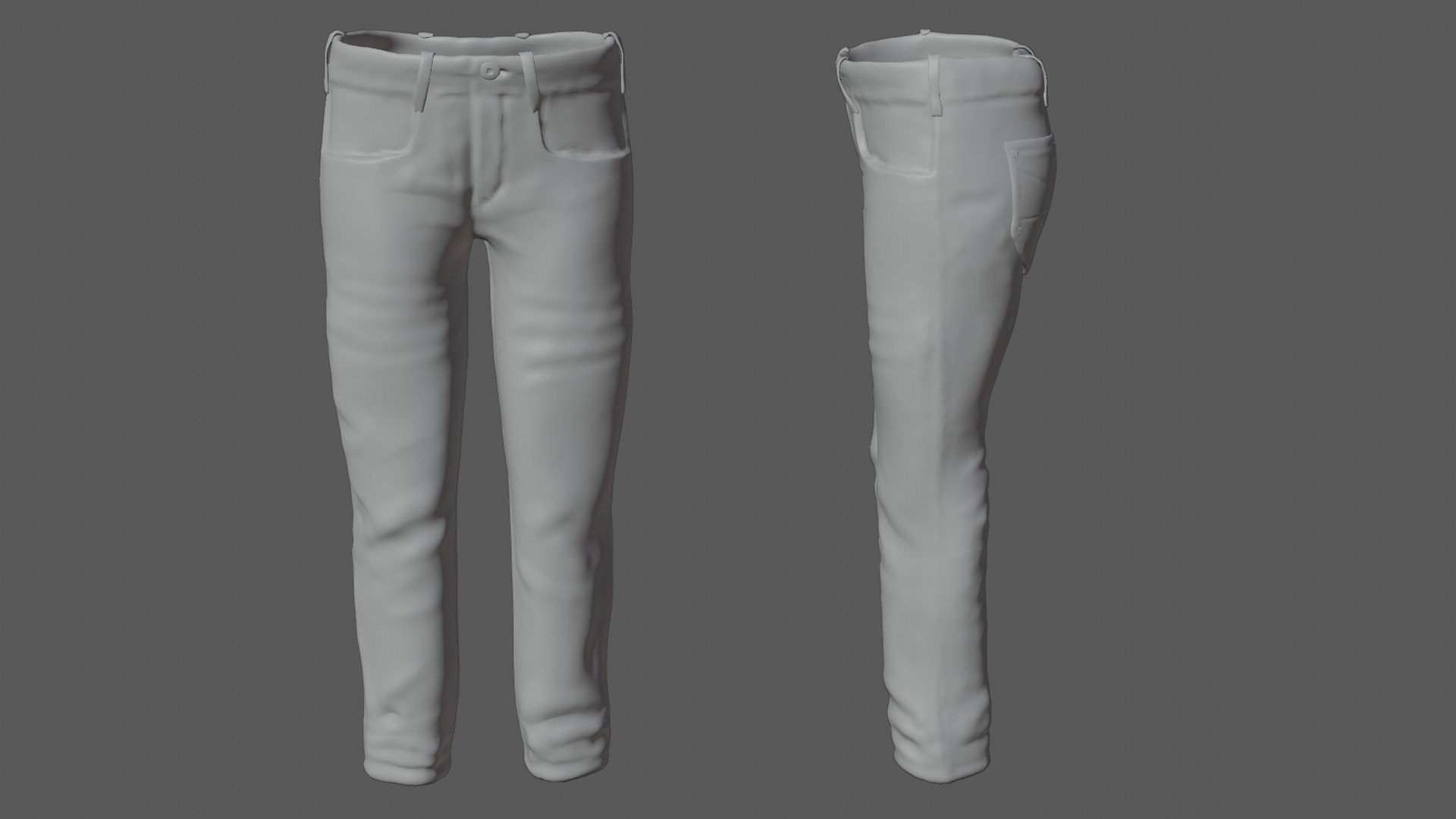 3D Blue Jeans - TurboSquid 1775383