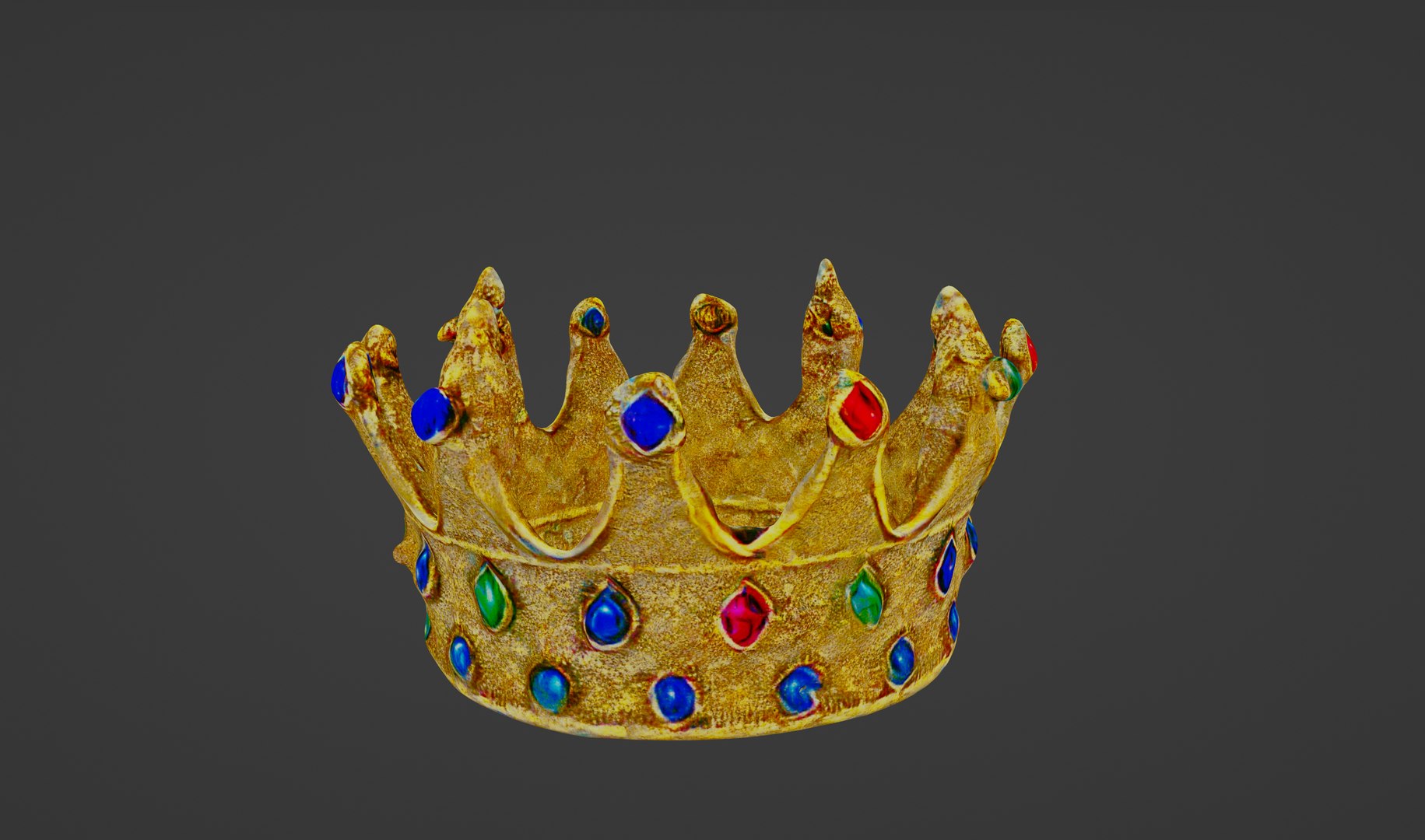 Regal Adornment A Jewel-Encrusted Ceremonial Crown model - TurboSquid ...