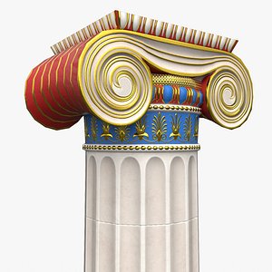3D ionian column