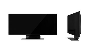 LED Ultrawide TV Black 3D