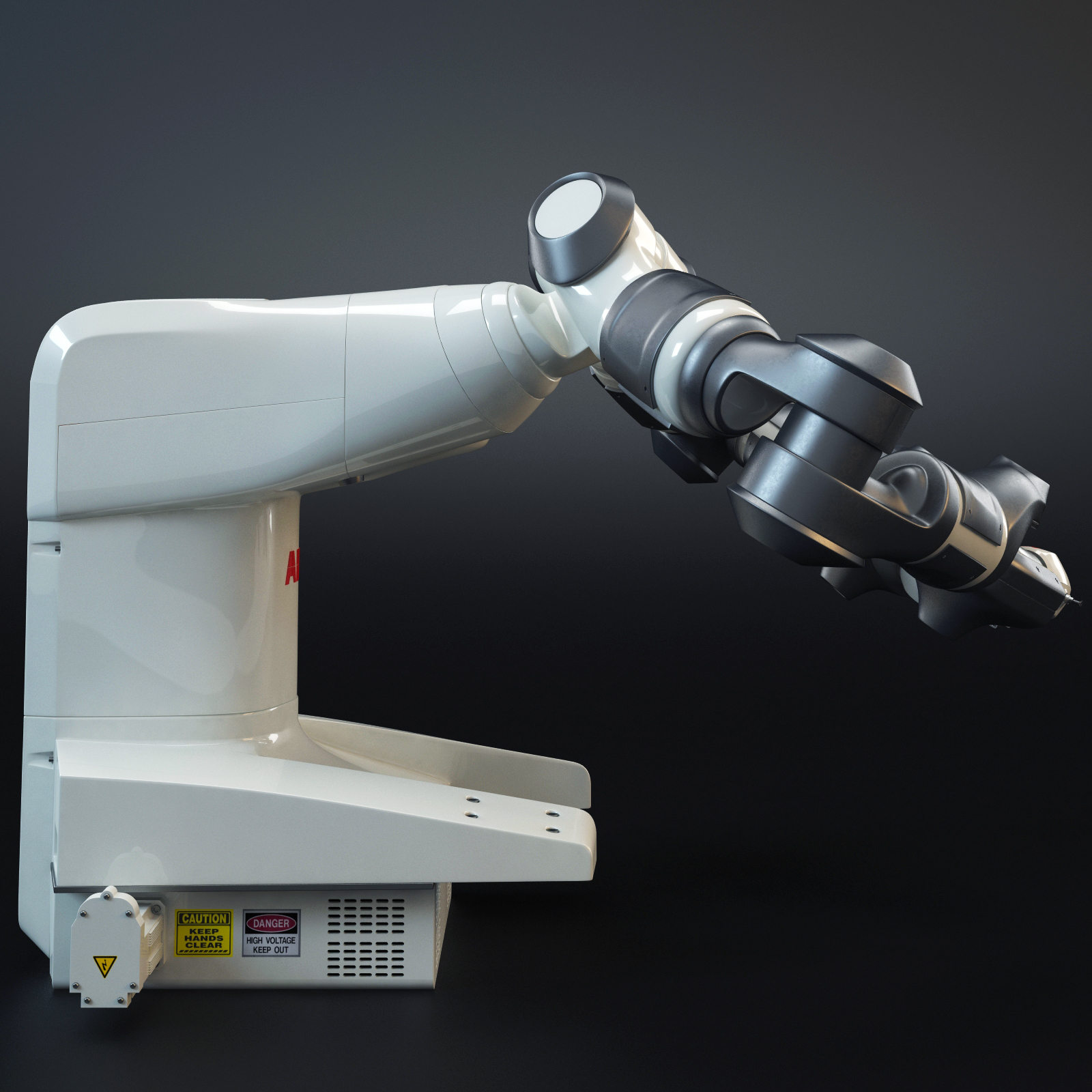 abb yumi industrial robot 3d model