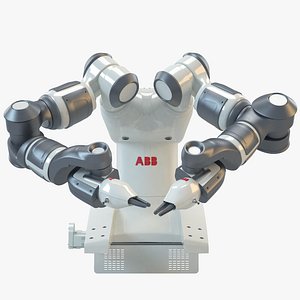 abb yumi industrial robot 3d model