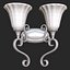 Vintage Wall Light Double PBR Game Ready