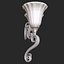 Vintage Wall Light Double PBR Game Ready