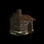 3d obj shack ready stone