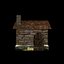 3d obj shack ready stone
