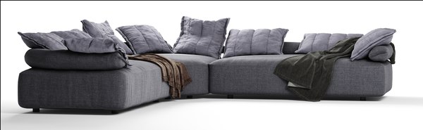 3D flick flack sofa ditre model
