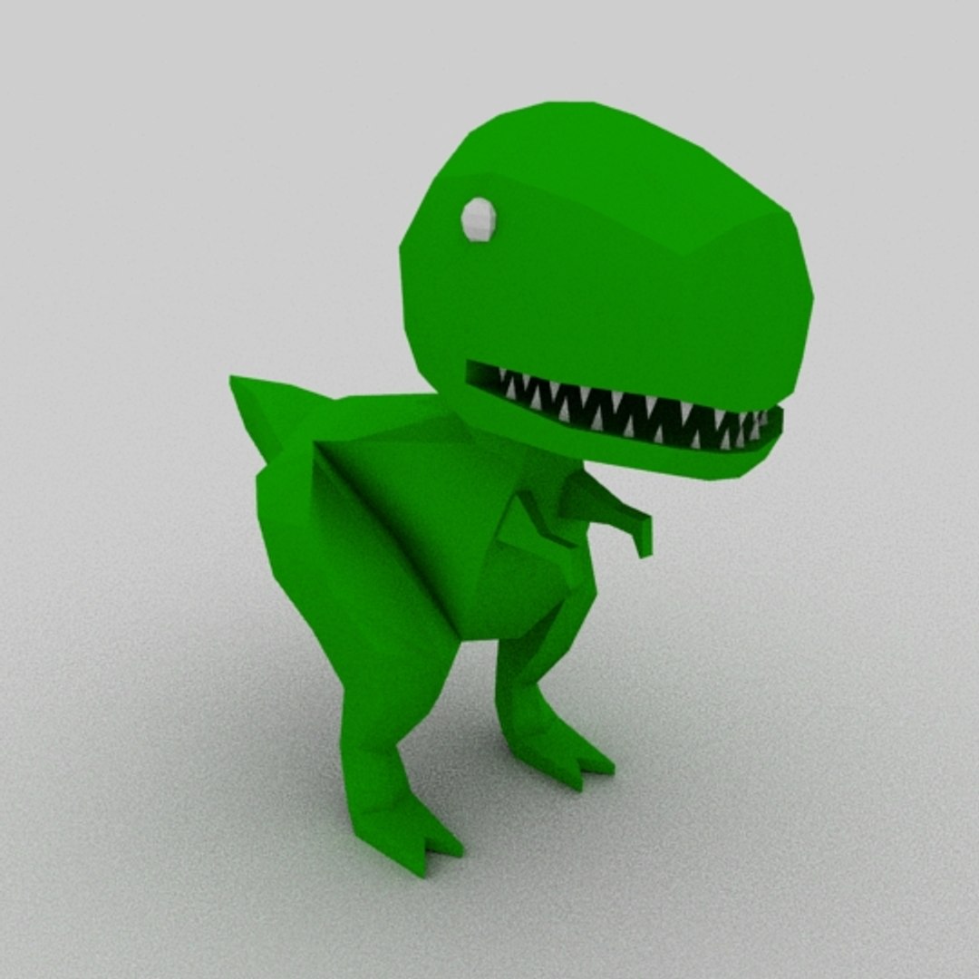 Dinosaur Cartoon Animation 3D Model - TurboSquid 1333219