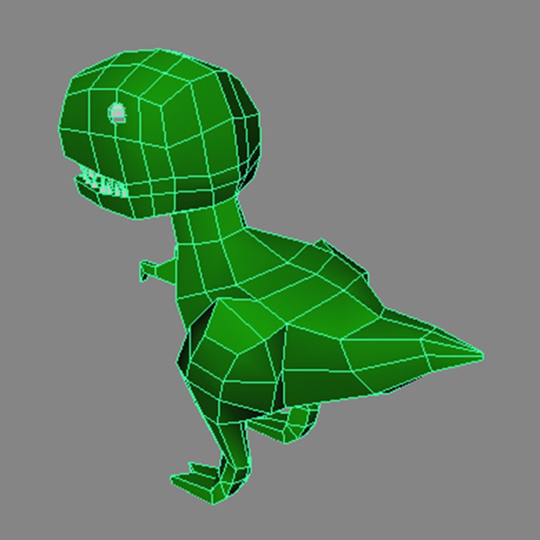 Dinosaur Cartoon Animation 3D Model - TurboSquid 1333219