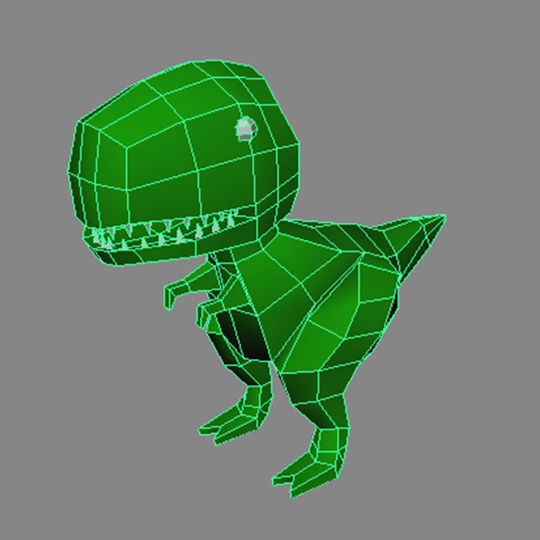Dinosaur Cartoon Animation 3D Model - TurboSquid 1333219