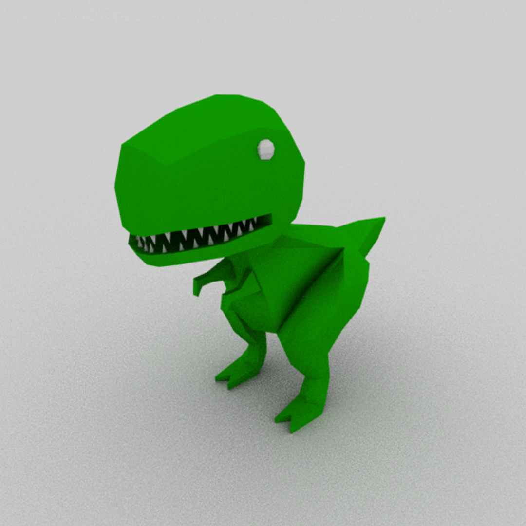 Dinosaur Cartoon Animation 3D Model - TurboSquid 1333219