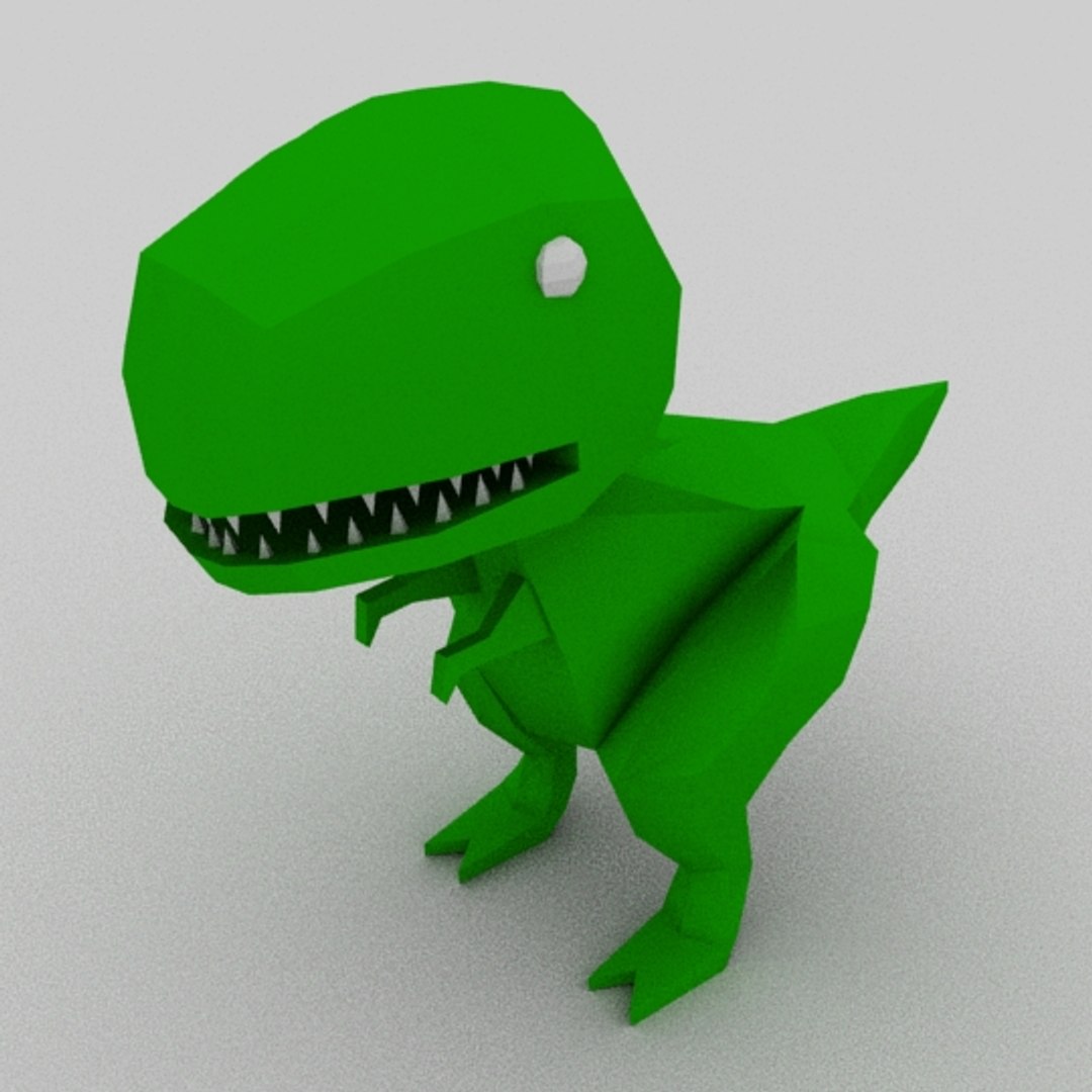 Dinosaur Cartoon Animation 3D Model - TurboSquid 1333219