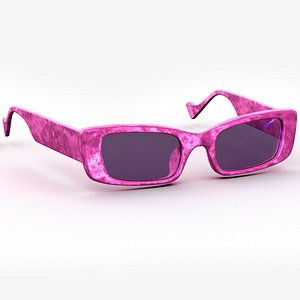 3D Sunglasses Retro Velvet PBR model