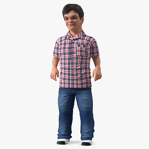 Dwarf Male Character Casual Style Standing Pose